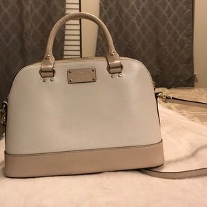 Kate Spade Cedar Street White and Cream crossbody